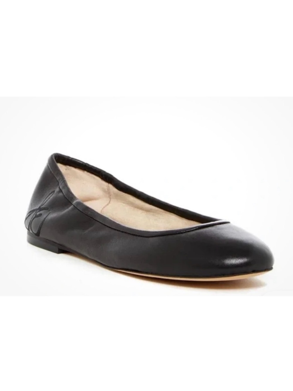 Sam Edelman Fritz Black Leather Ballet Flats Size 9.5
